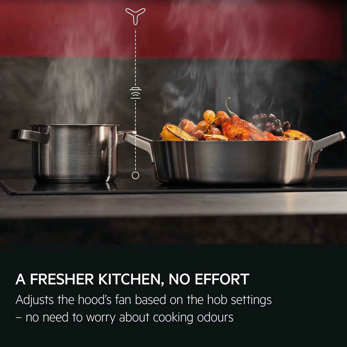 AEG TK85IM00FB 80cm MaxiSense Induction Hob - Black