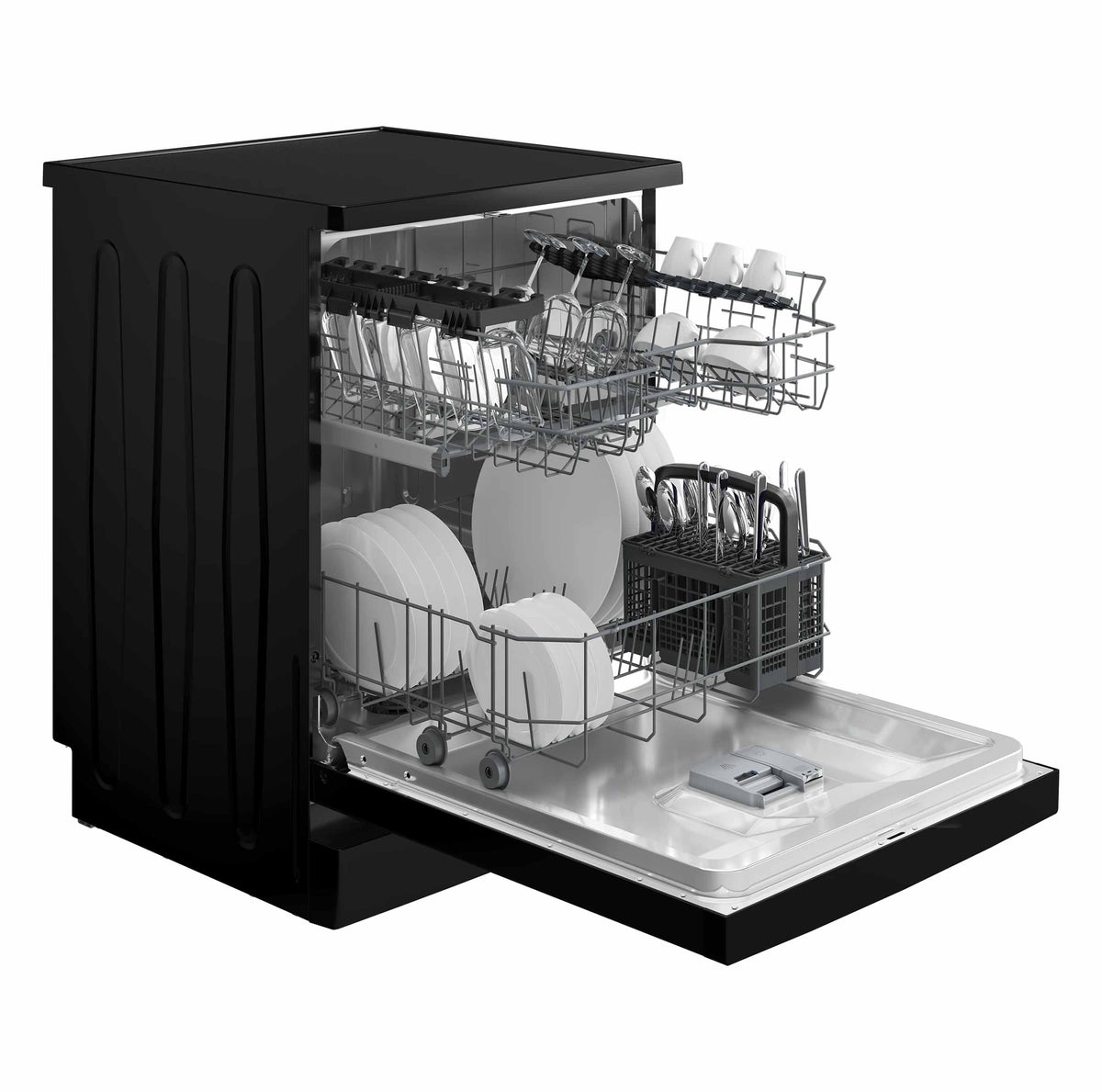 Beko BDFN26431B Freestanding Full Size Dishwasher - Black