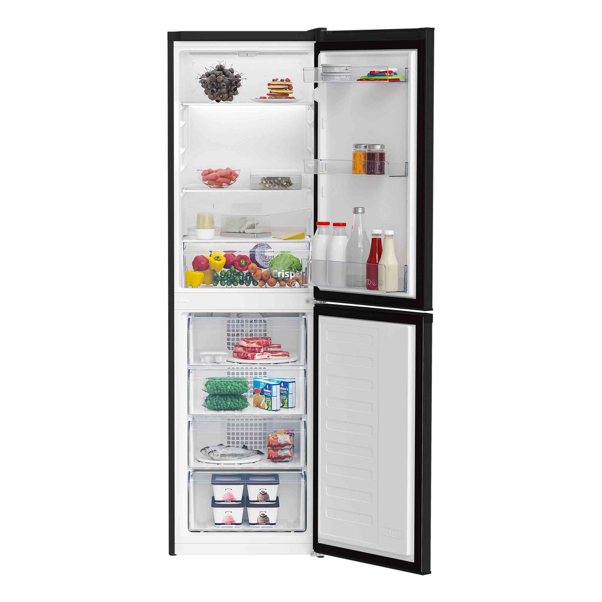 Beko CCFM4582B Freestanding Frost Free Fridge Freezer - Black