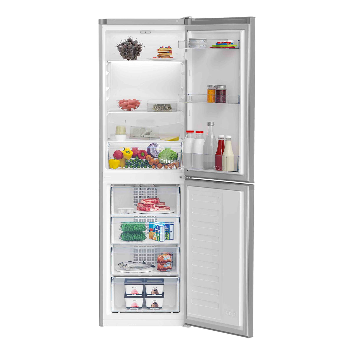 Beko CCFM4582S Freestanding Frost Free Fridge Freezer - Silver