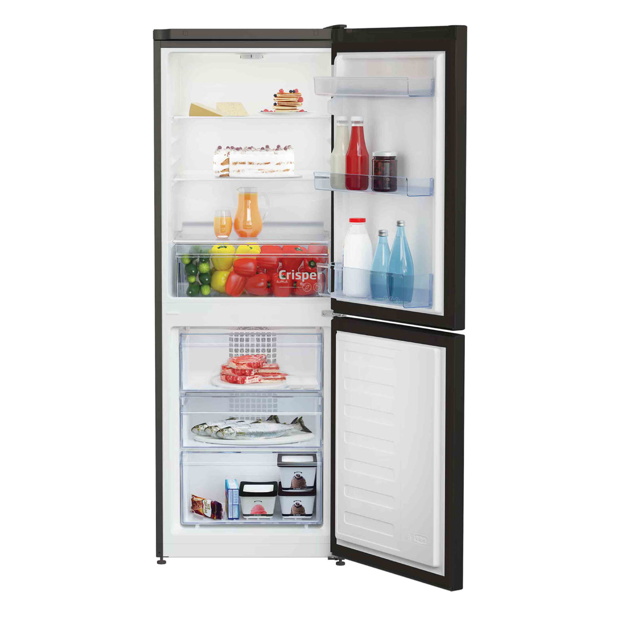 Beko CFG4552B Frost Free Fridge Freezer - Black