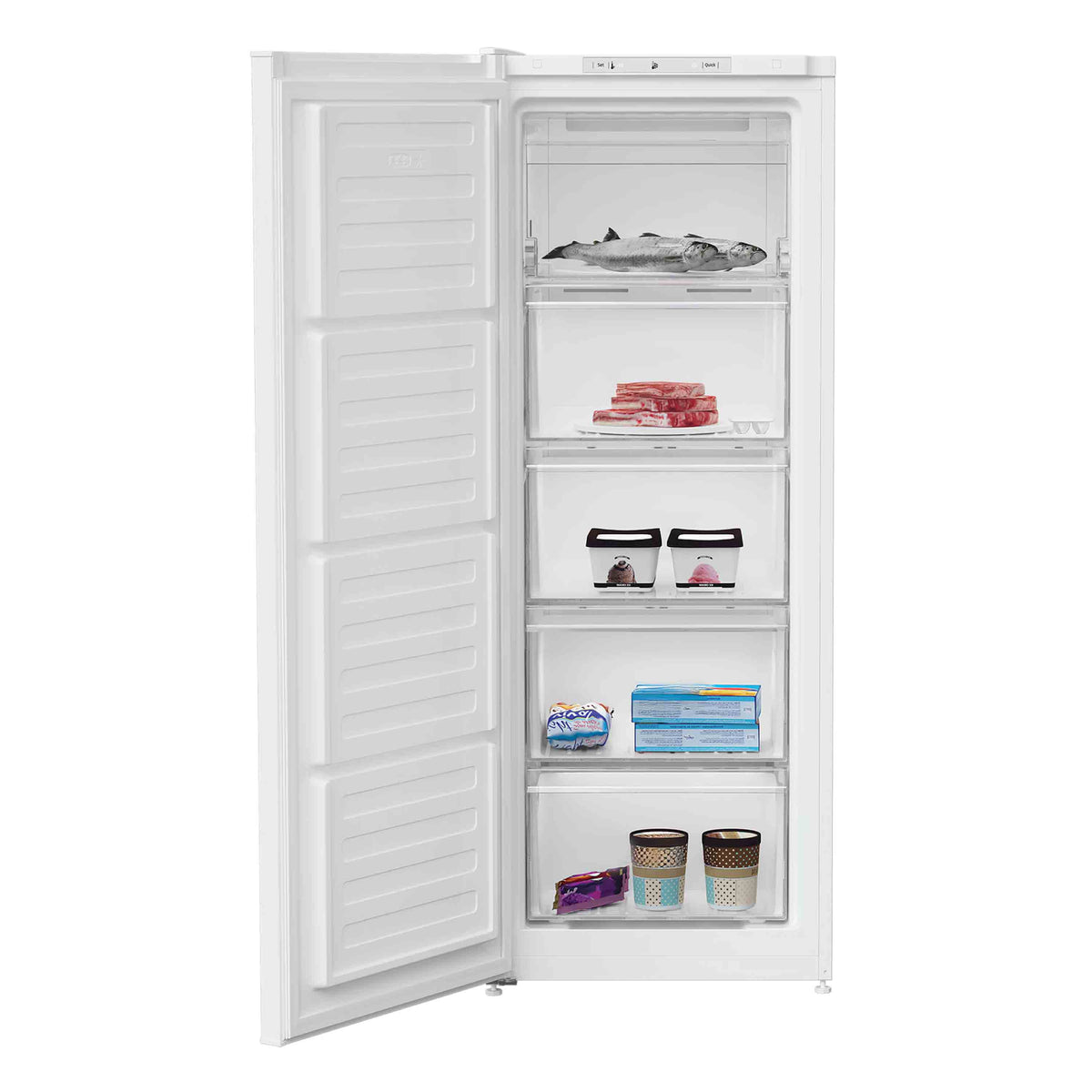 Beko FNE4545W Freestanding Tall Frost Free Freezer – White