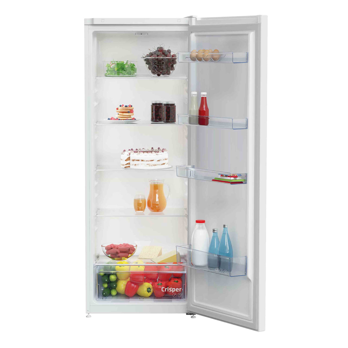 Beko LSG4545W Freestanding Tall Larder Fridge - White