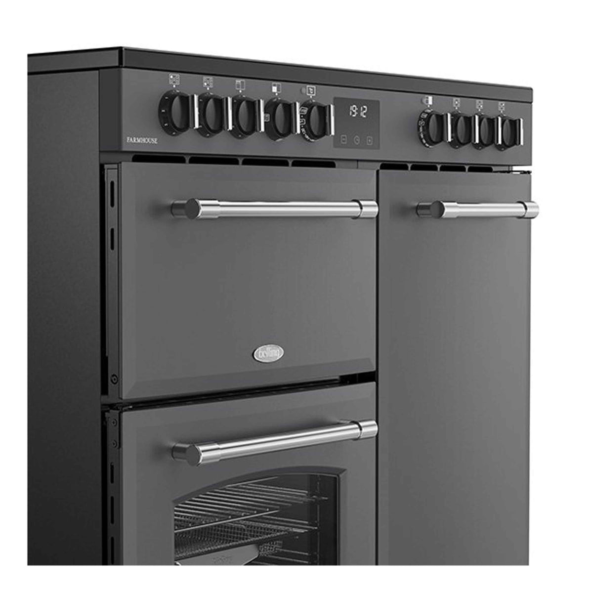 Belling FH90EANT Farmhouse All Electric 90cm Range Cooker - Anthracite