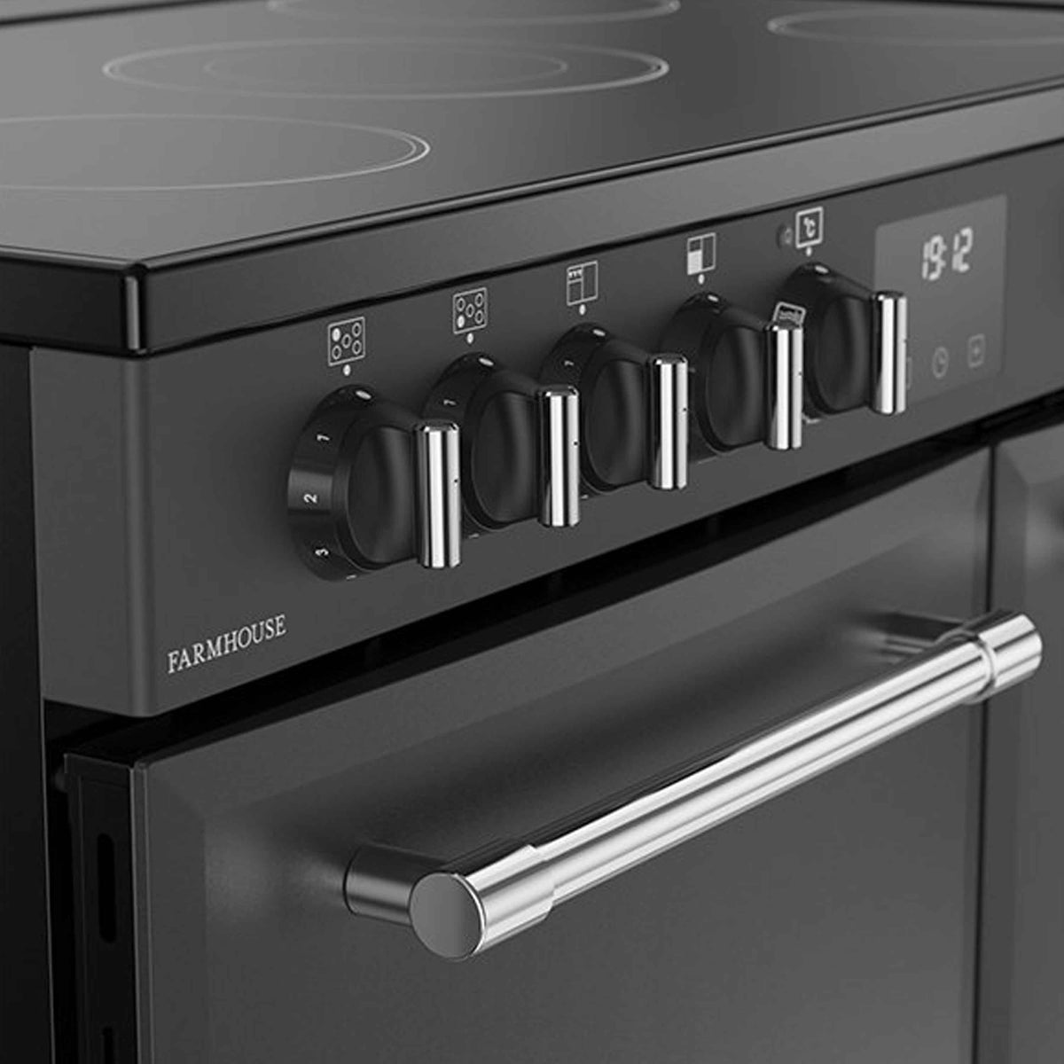 Belling FH90EANT Farmhouse All Electric 90cm Range Cooker - Anthracite