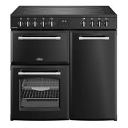 Belling FH90EBLK Farmhouse All Electric 90cm Range Cooker - Black