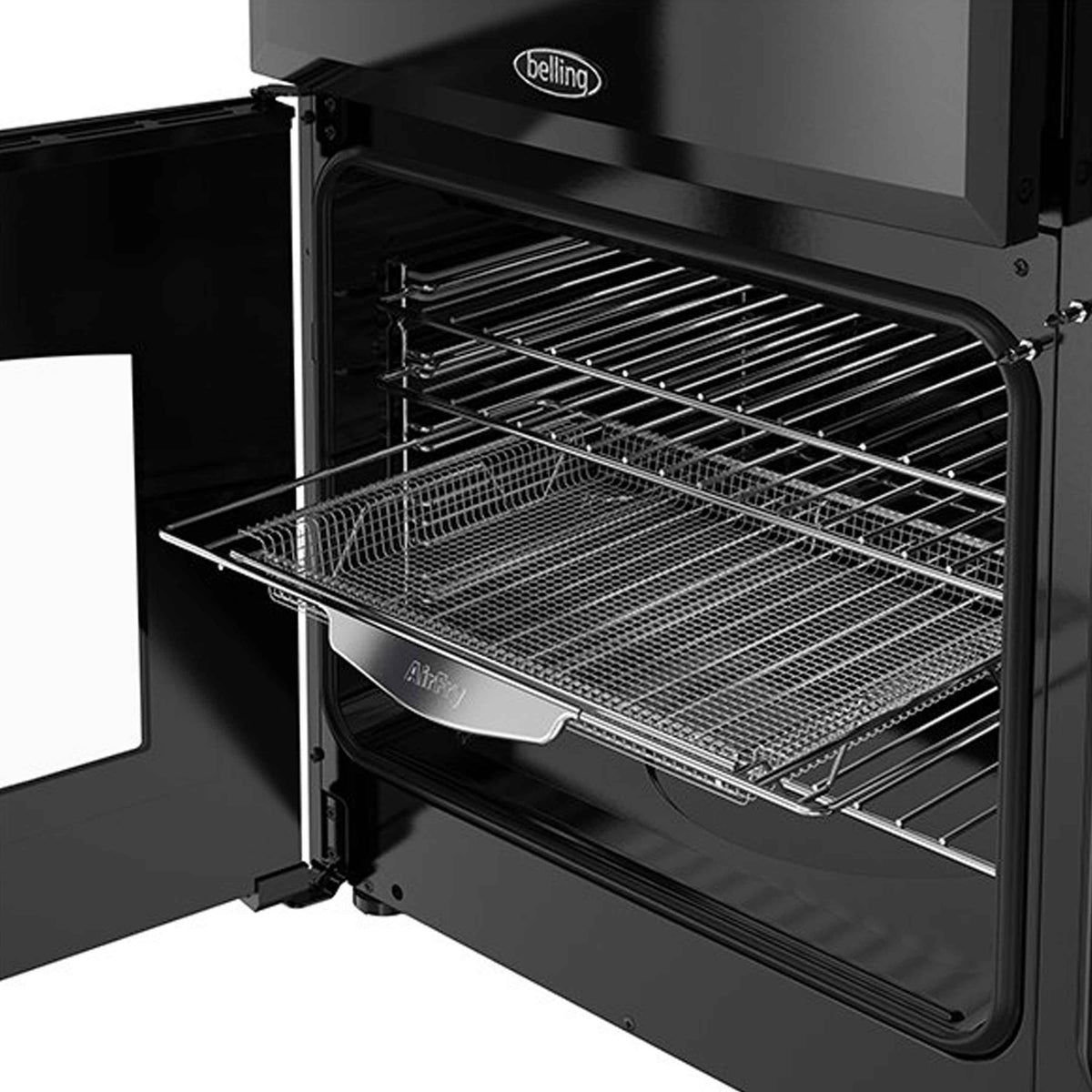 Belling FH90EBLK Farmhouse All Electric 90cm Range Cooker - Black