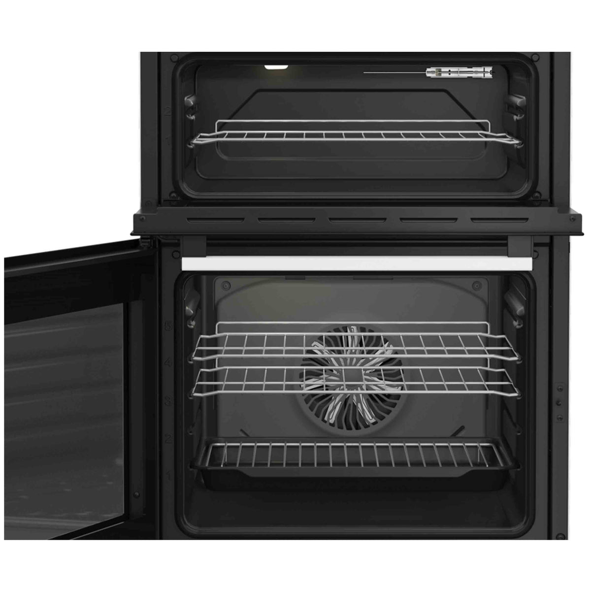 Blomberg HKRN651W 60cm Double Oven Cooker with Vitroceramic Hob - White