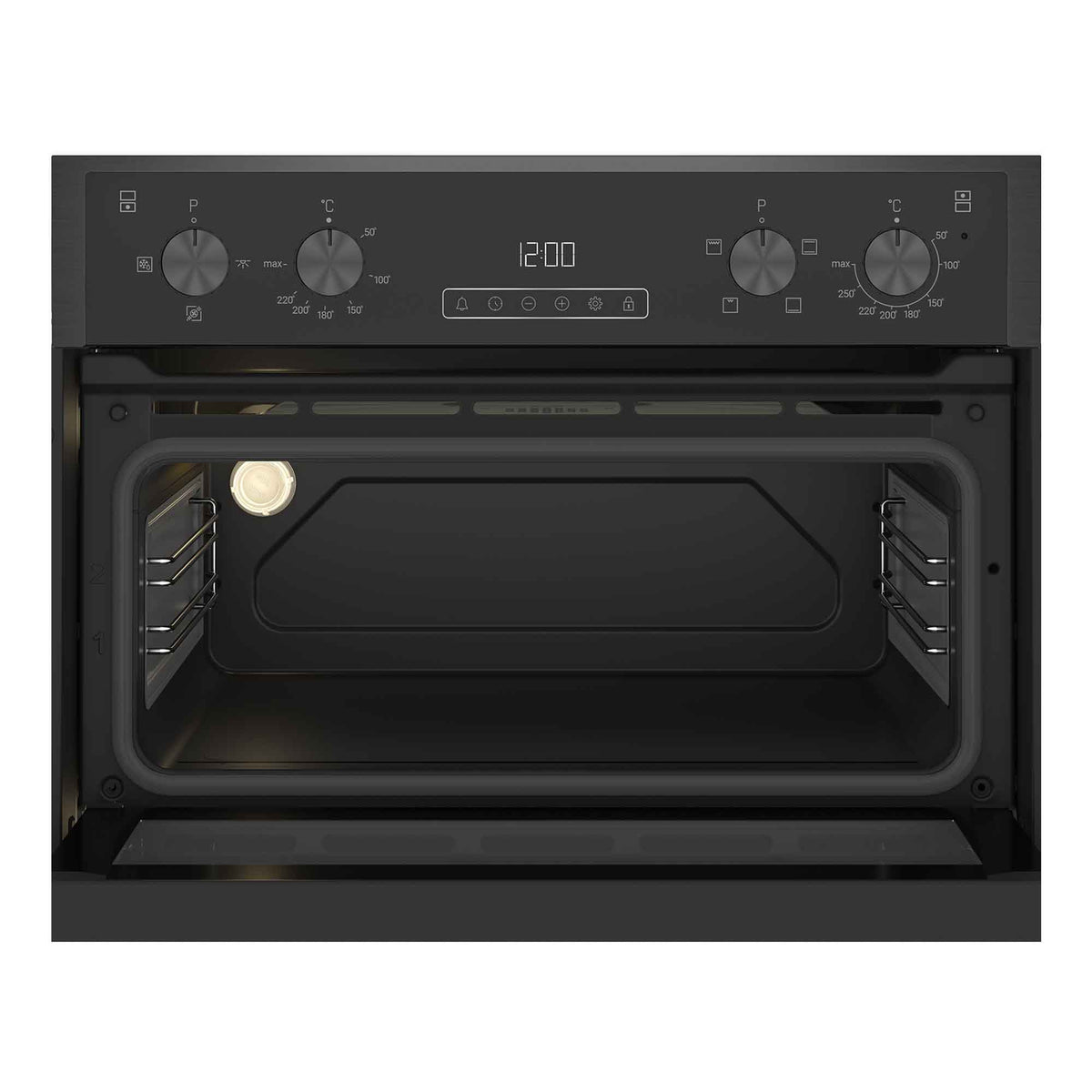 Blomberg RODN9202DX Built-In Double Oven - Dark Steel