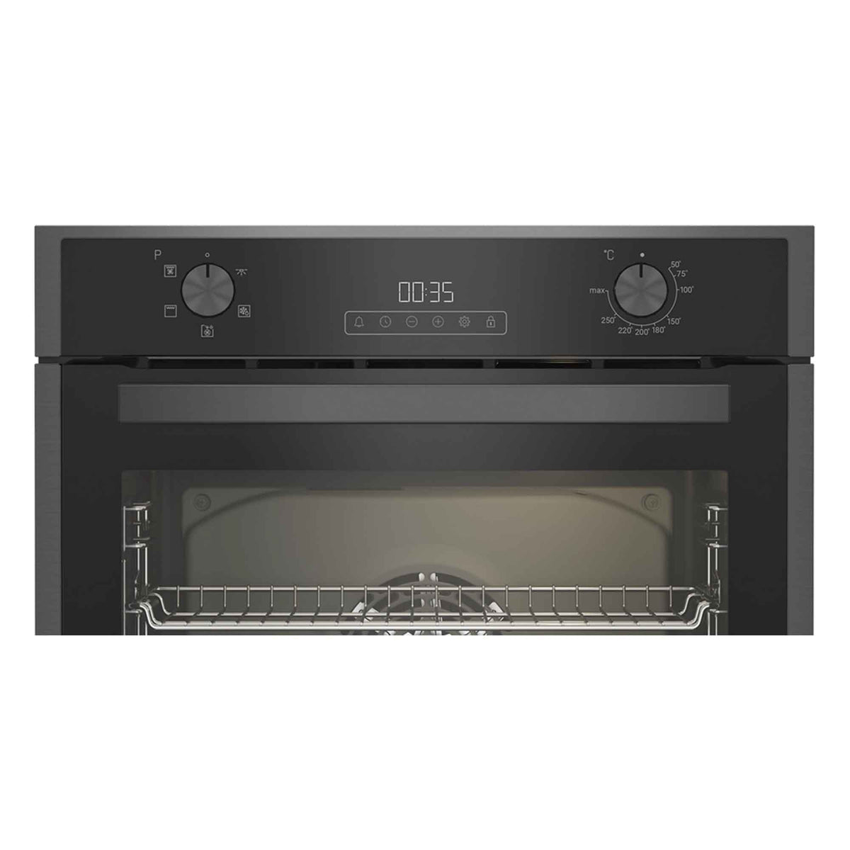 Blomberg ROEN9202DX 59.4cm Built-In Single AeroChef Oven - Dark Steel