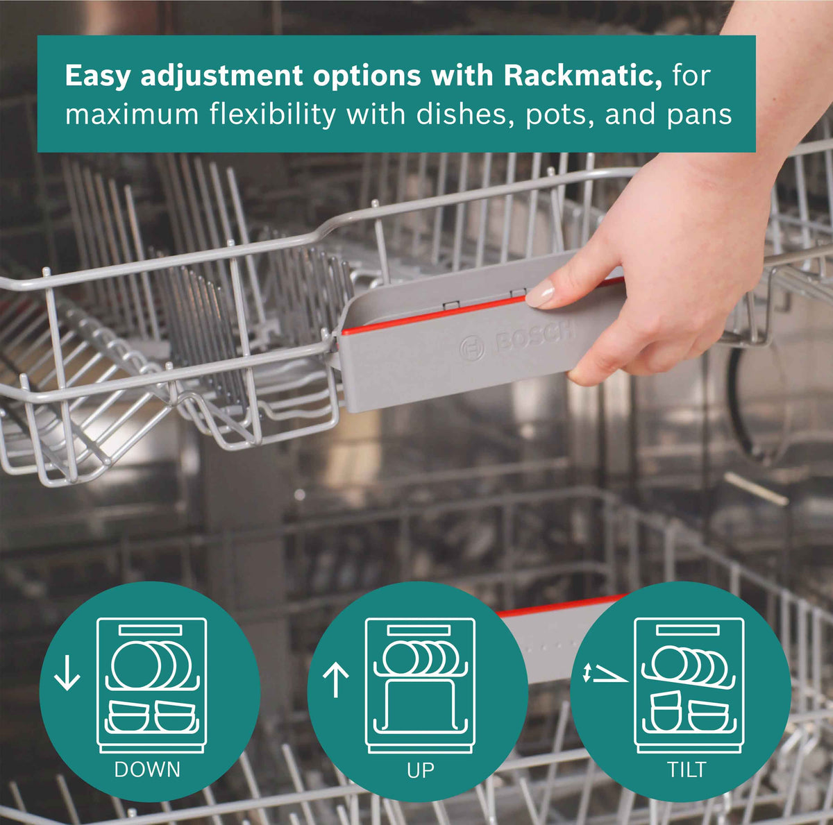 Bosch SMH4HVX14G Series 4 60cm Fully Integrated Dishwasher