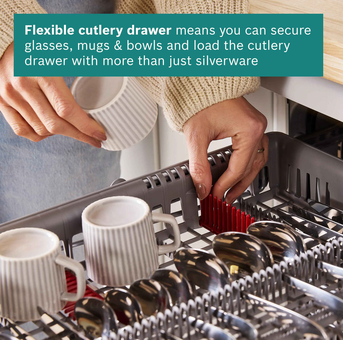 Bosch SMH4HVX14G Series 4 60cm Fully Integrated Dishwasher