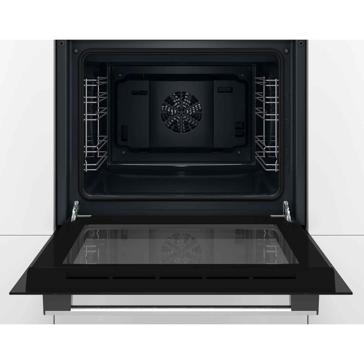 Bosch HHF113BA0B Serie 2 Built-In Single Fan Oven - Black