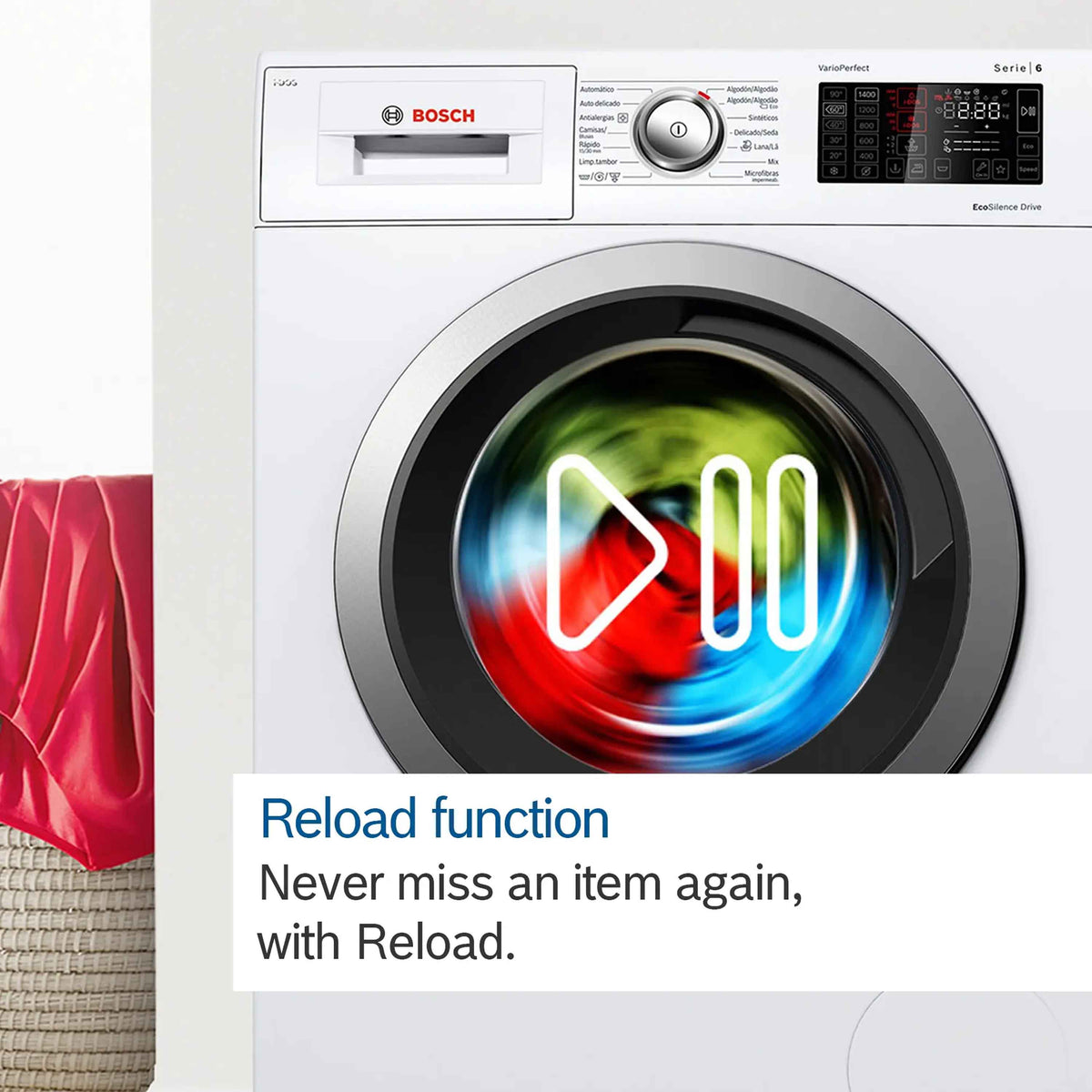 Bosch WGG254Z1GB 10Kg 1400 Spin Washing Machine – White