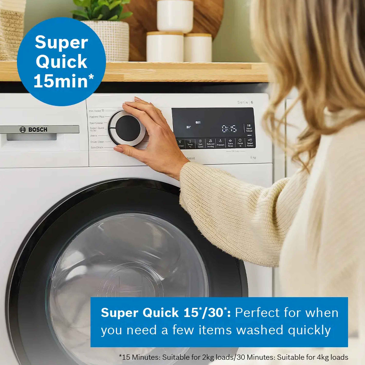 Bosch WGG254Z1GB 10Kg 1400 Spin Washing Machine – White