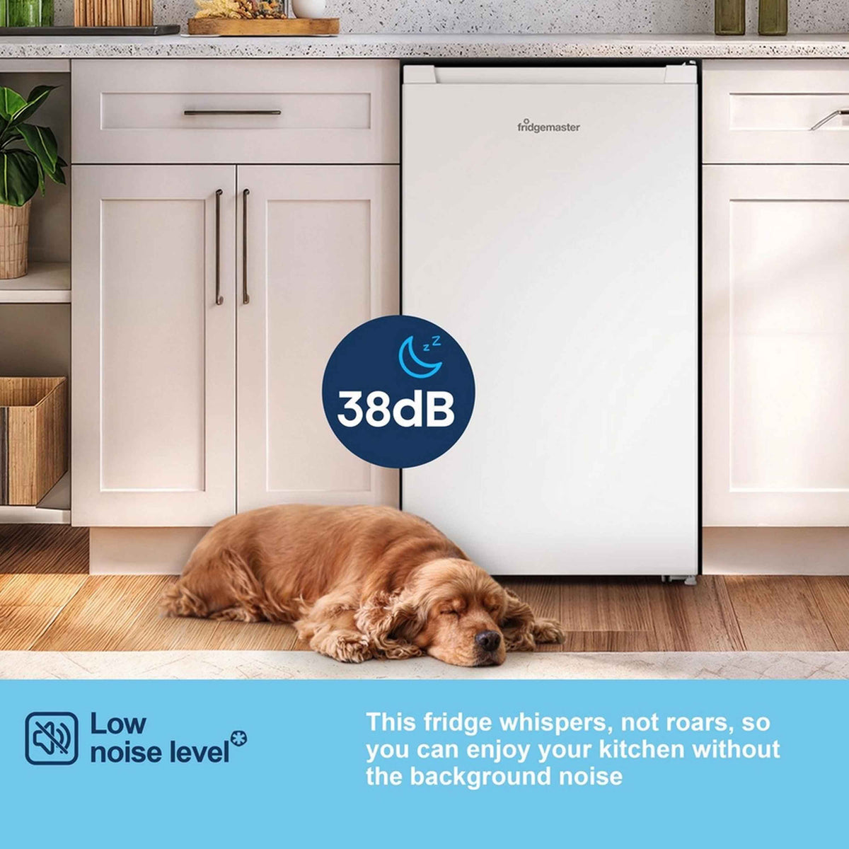 Fridgemaster MUL4892E Undercounter Larder Fridge - White