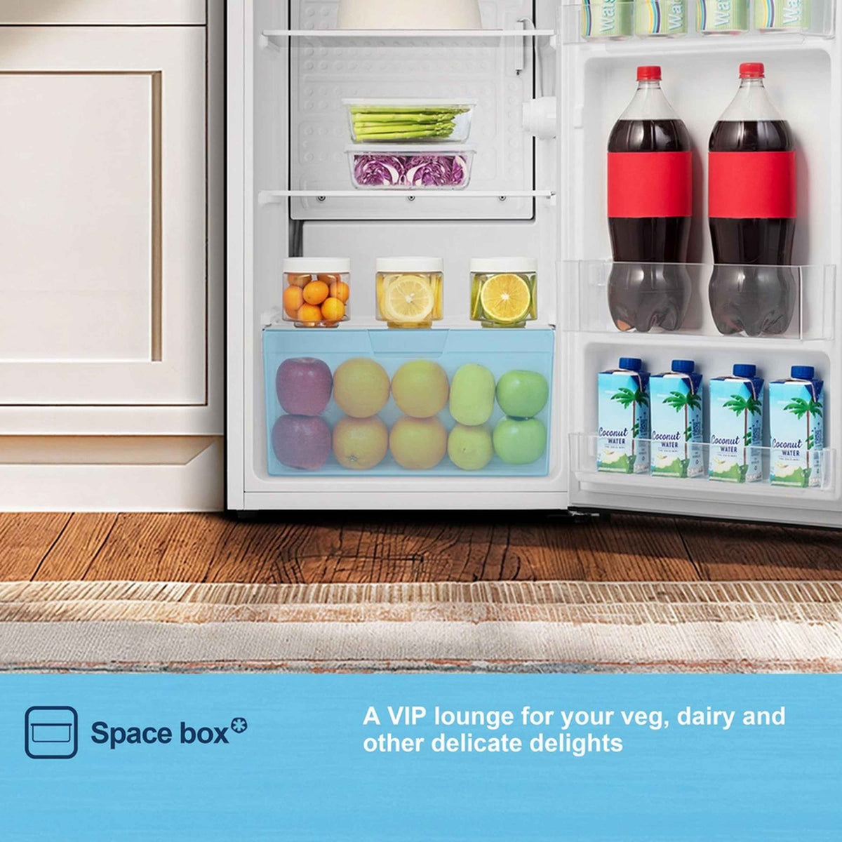 Fridgemaster MUL4892E Undercounter Larder Fridge - White