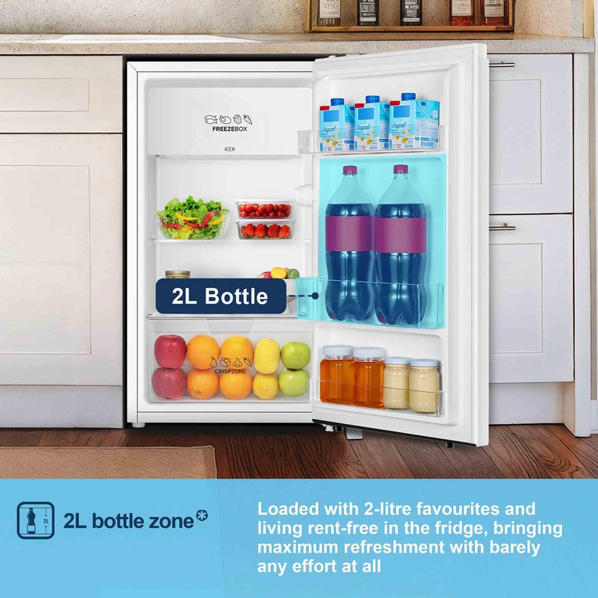 Fridgemaster MUR4894E 47.5cm Undercounter Fridge – White