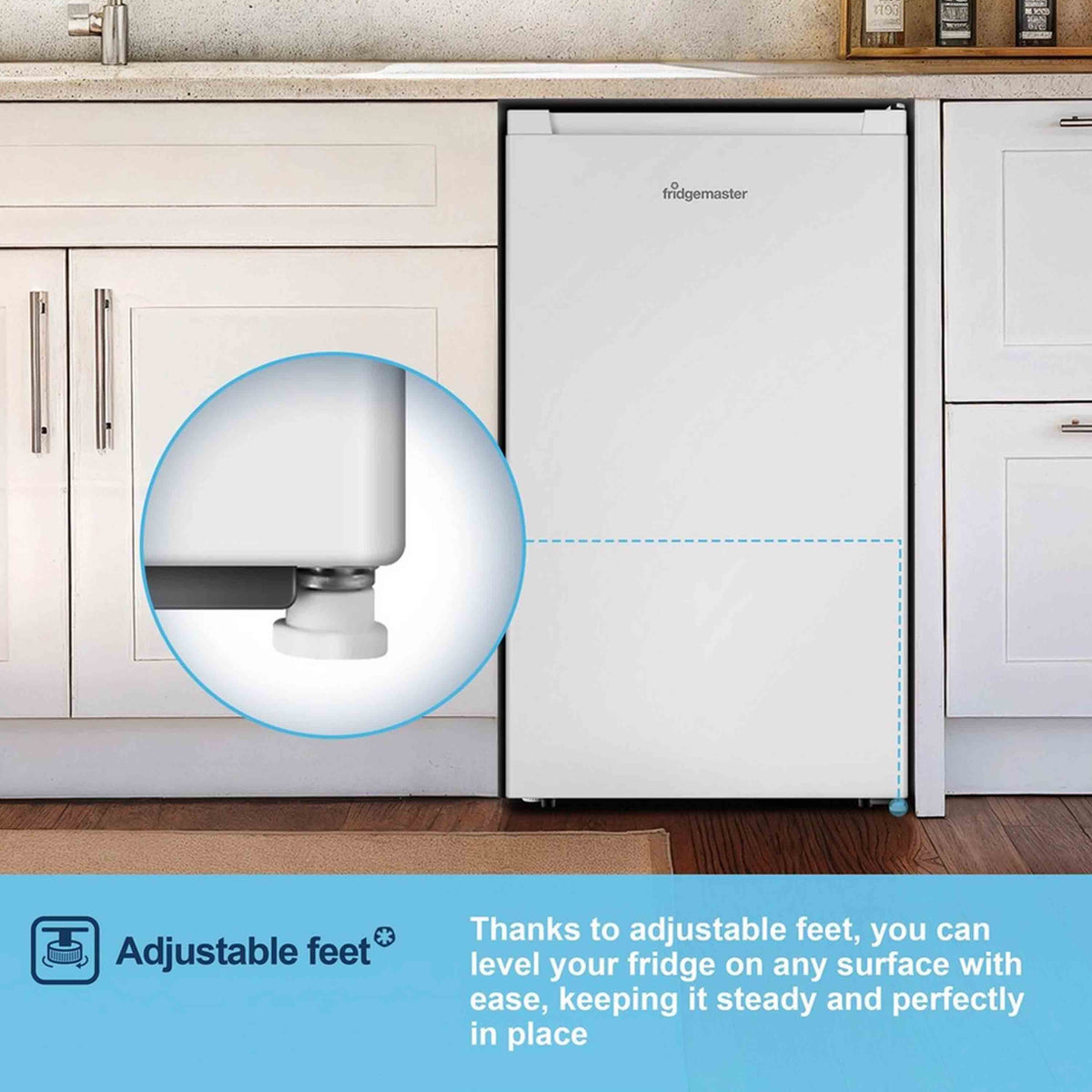 Fridgemaster MUR4894E 47.5cm Undercounter Fridge – White