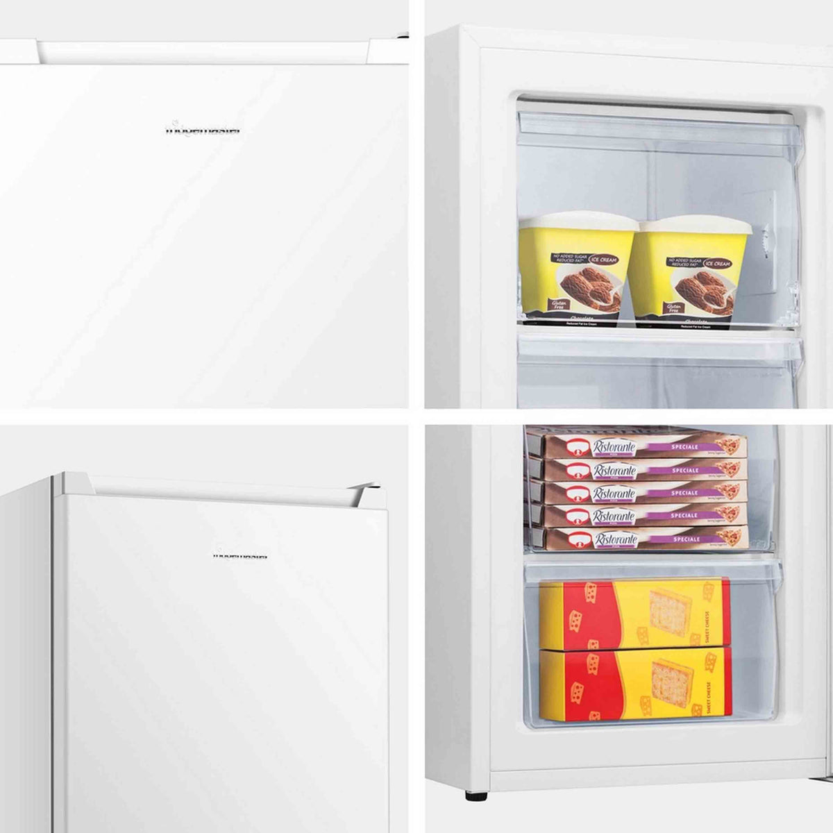Fridgemaster MUZ4860E Undercounter Freezer 47.5cm - White