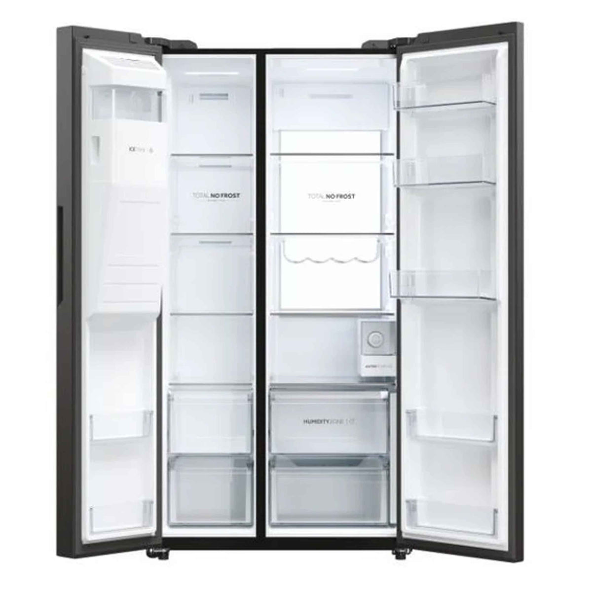 Haier HSW79F18DIPT Series 7 American Fridge Freezer - Slate Black