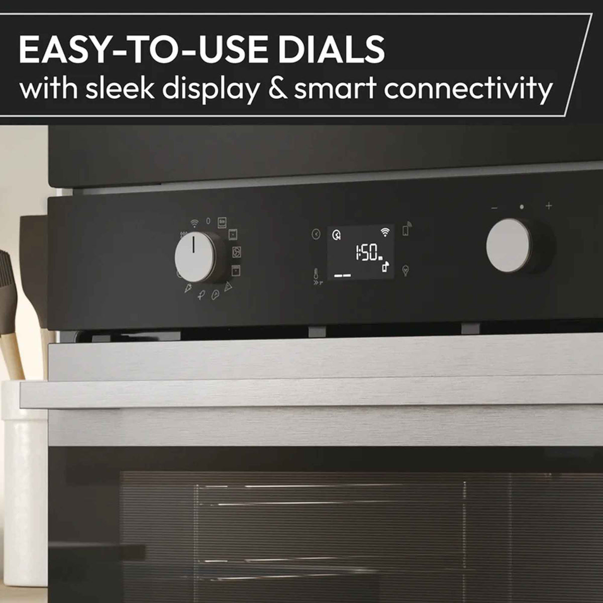Hoover HO6H5B3HTX Single Multifunction Oven 78L - Stainless Steel
