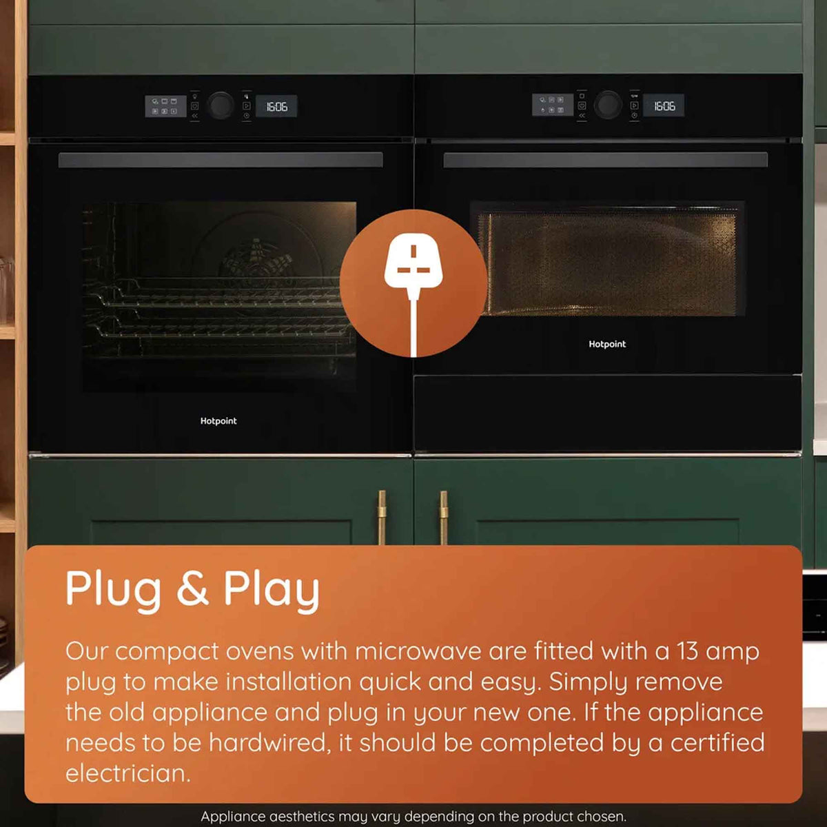 Hotpoint HOI68PT1SBUK 73L Dual Clean Single Oven with Airfry