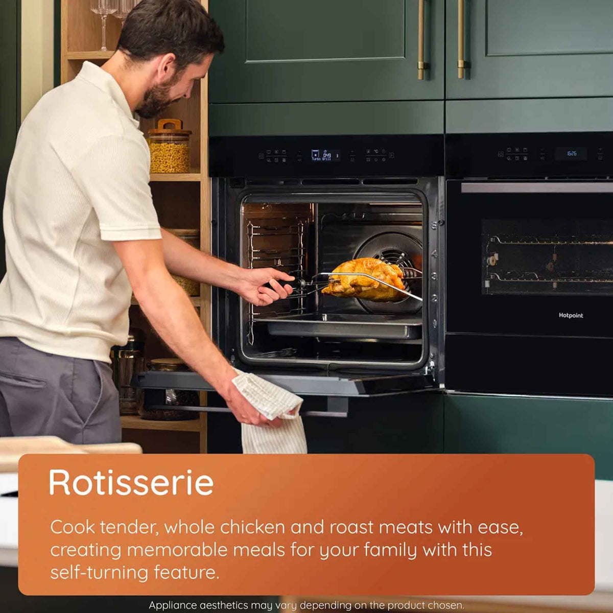 Hotpoint HOI68PT1SBUK 73L Dual Clean Single Oven with Airfry