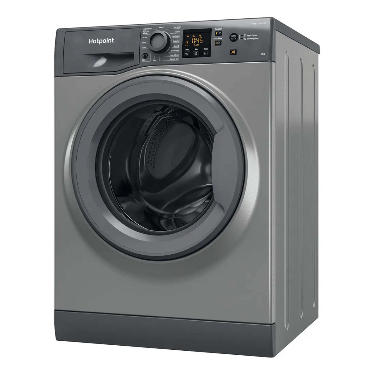 Hotpoint NSWF946GGUK 9Kg 1400 Spin Washing Machine - Graphite