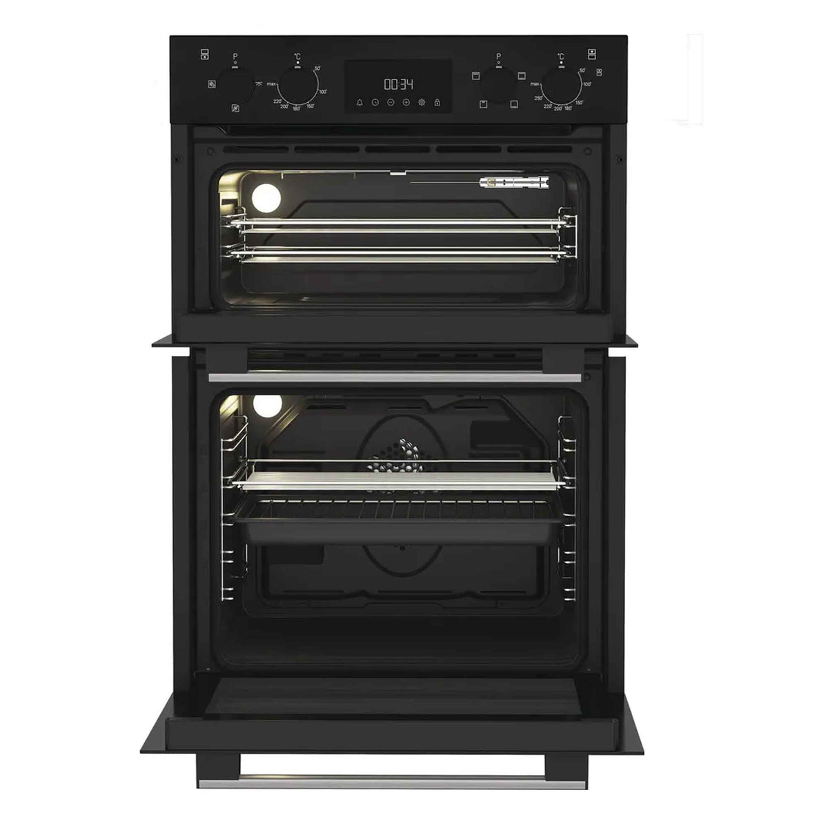 Hotpoint DIH10DB Built-In Double Electric Fan Oven - Black