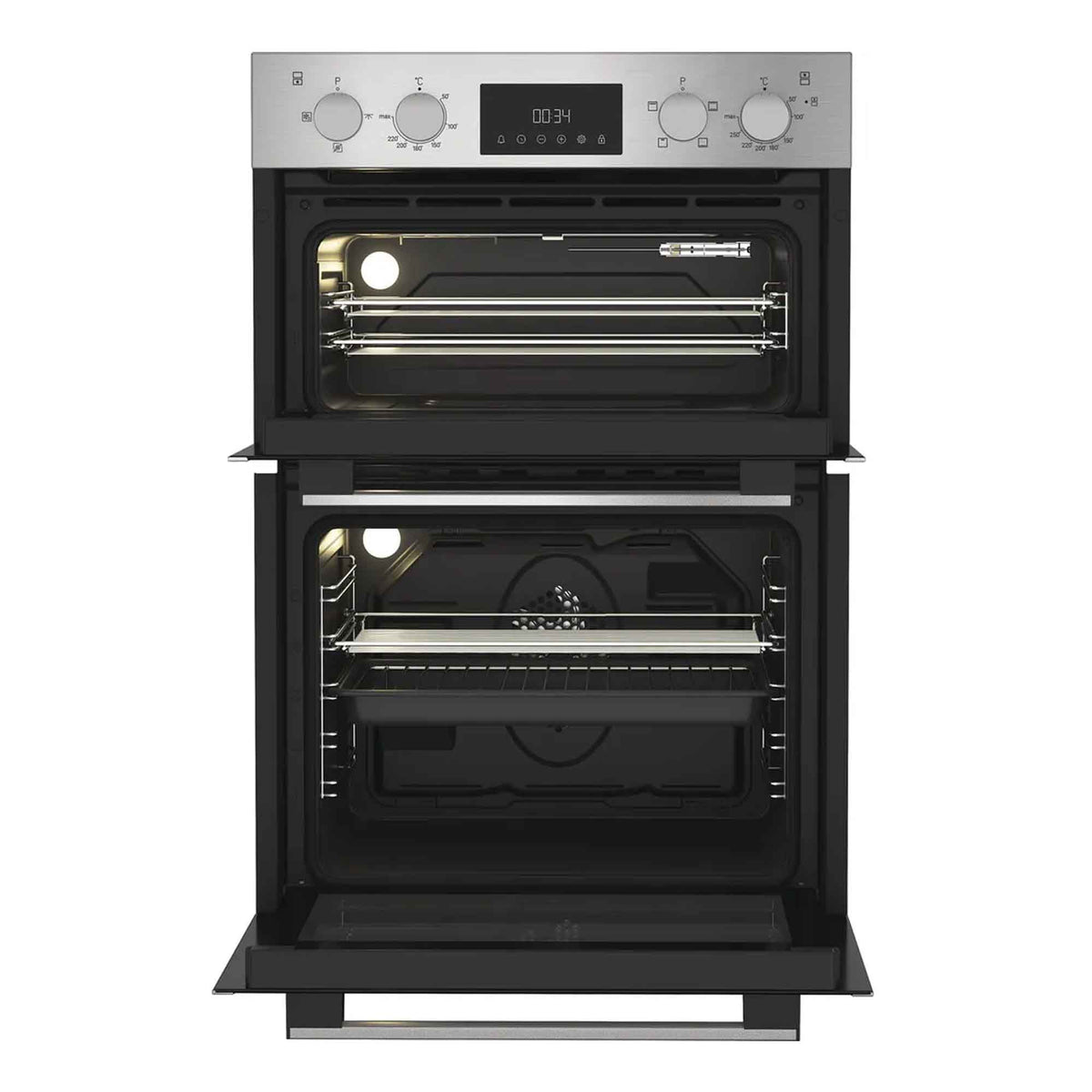 Hotpoint DIH10DIX Built-In Double Oven - Stainless Steel