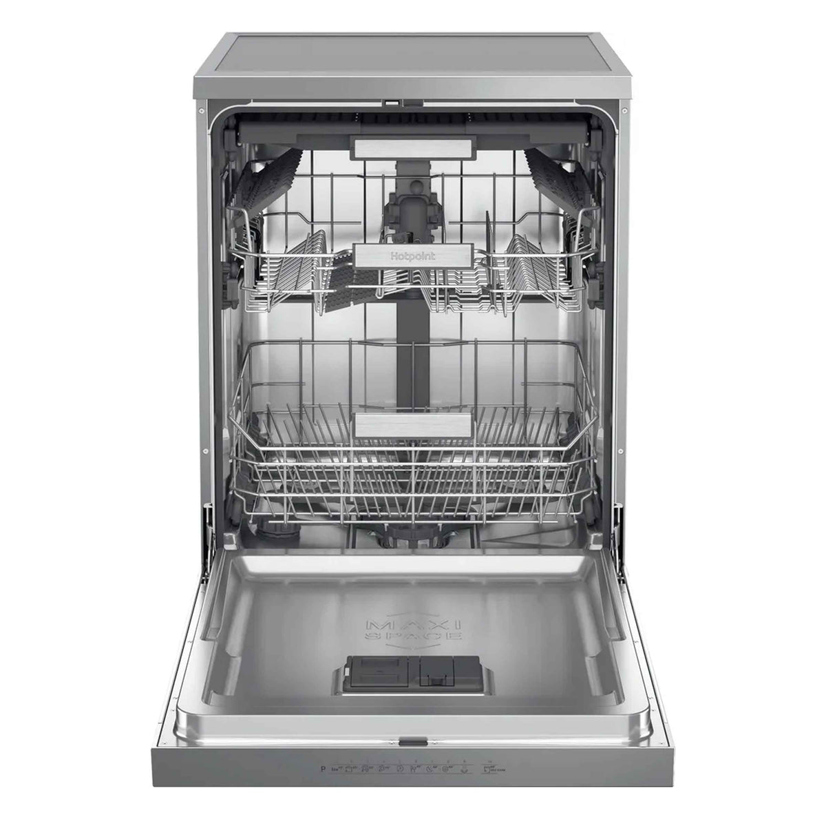 Hotpoint H7FHP43XUK Freestanding 15 Place Dishwasher - Stainless Steel