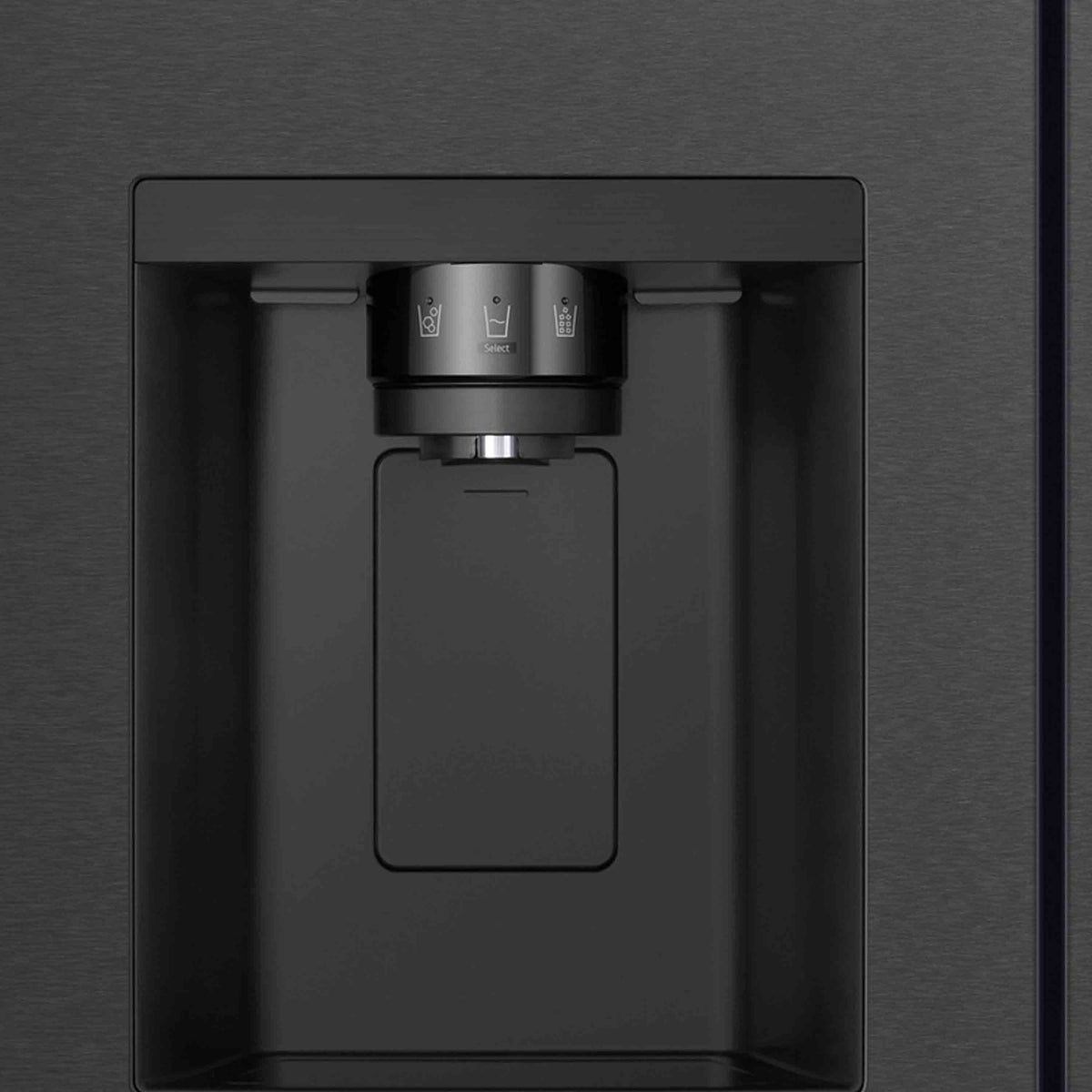 LG GSLC40EPPE Total No Frost American Fridge Freezer - Matte Black