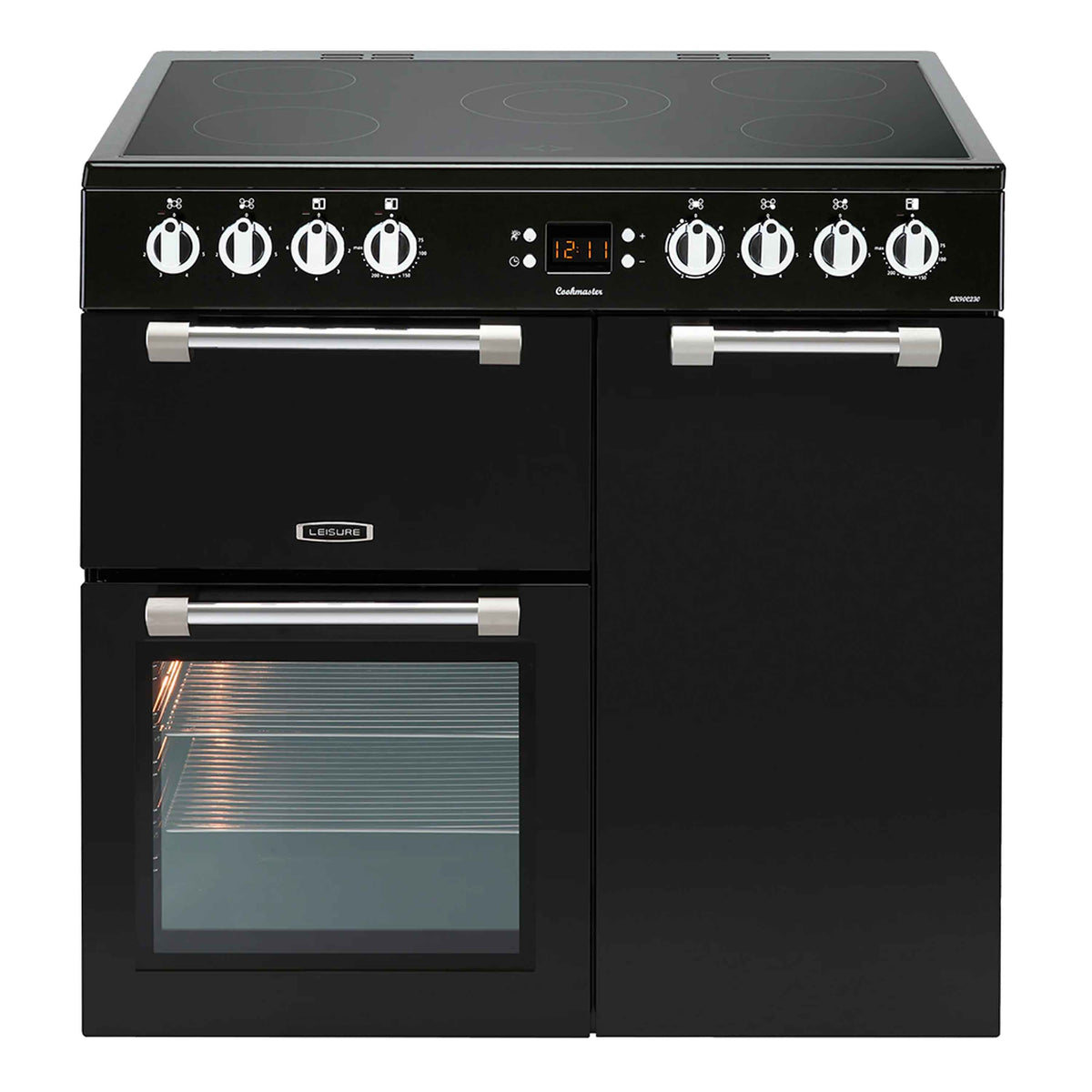 Leisure CK90C230K 90cm Cookmaster Electric Range Cooker - Black