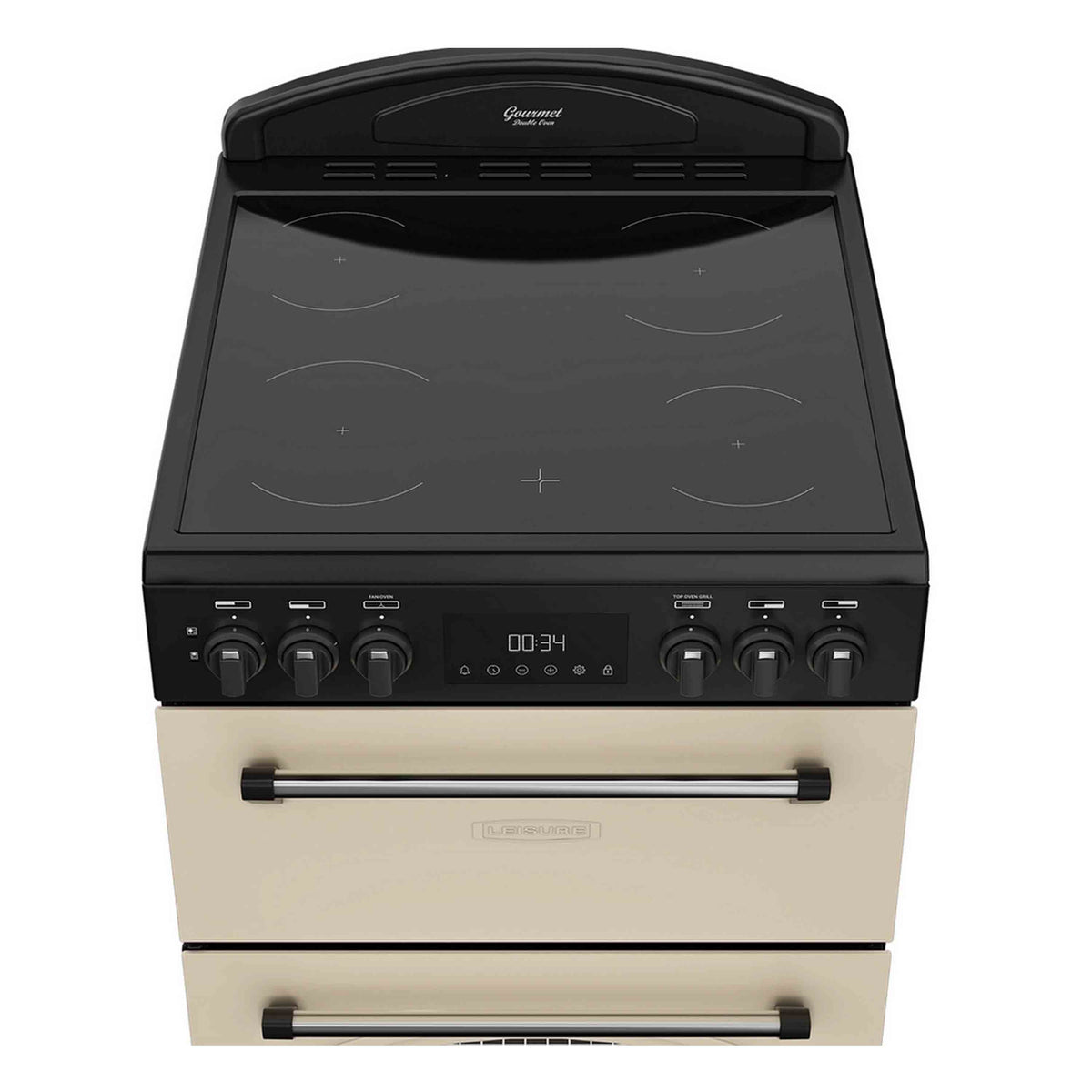 Leisure CLB60ECC 60cm Double Oven Electric Range Cooker – Cream