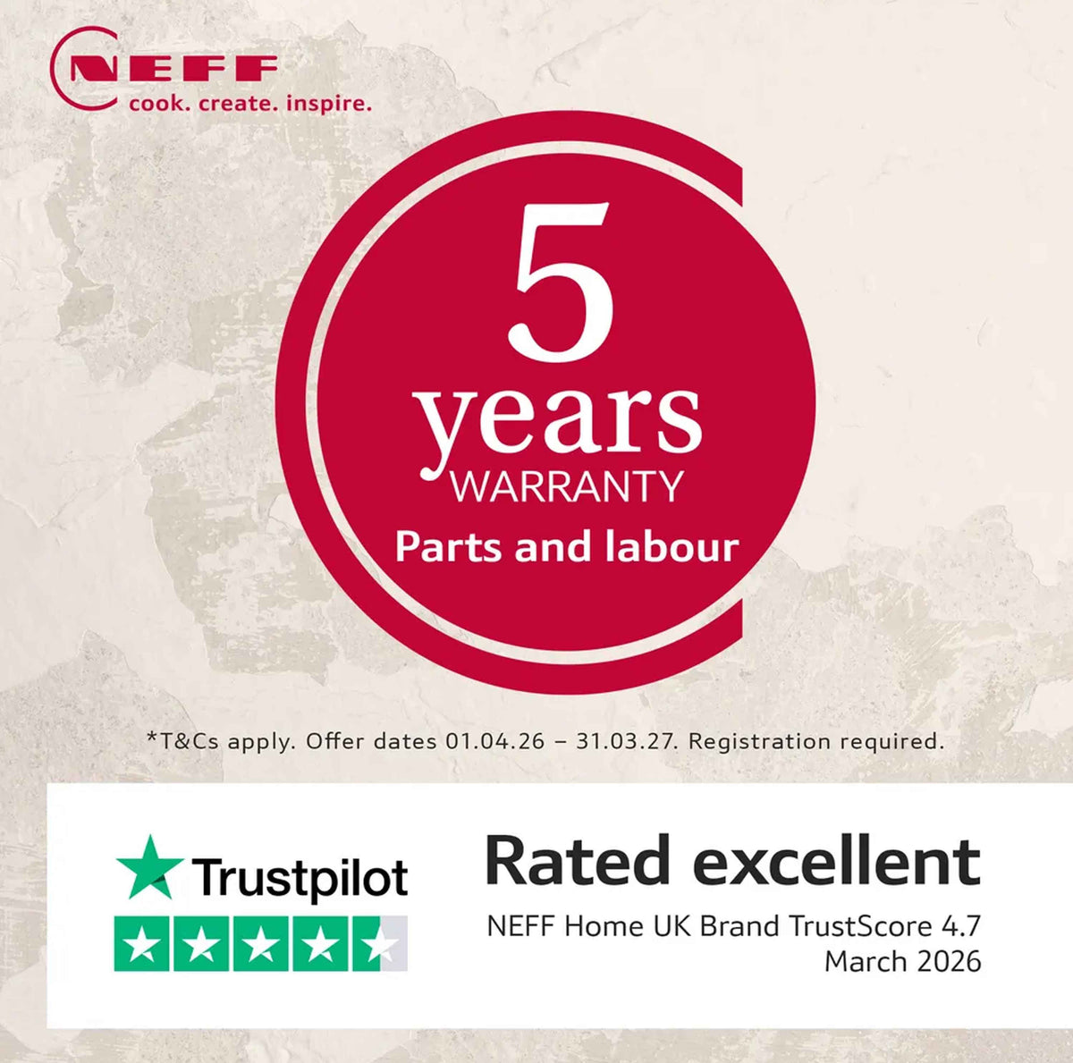Neff S153HTX02G N30 Fully Integrated Dishwasher