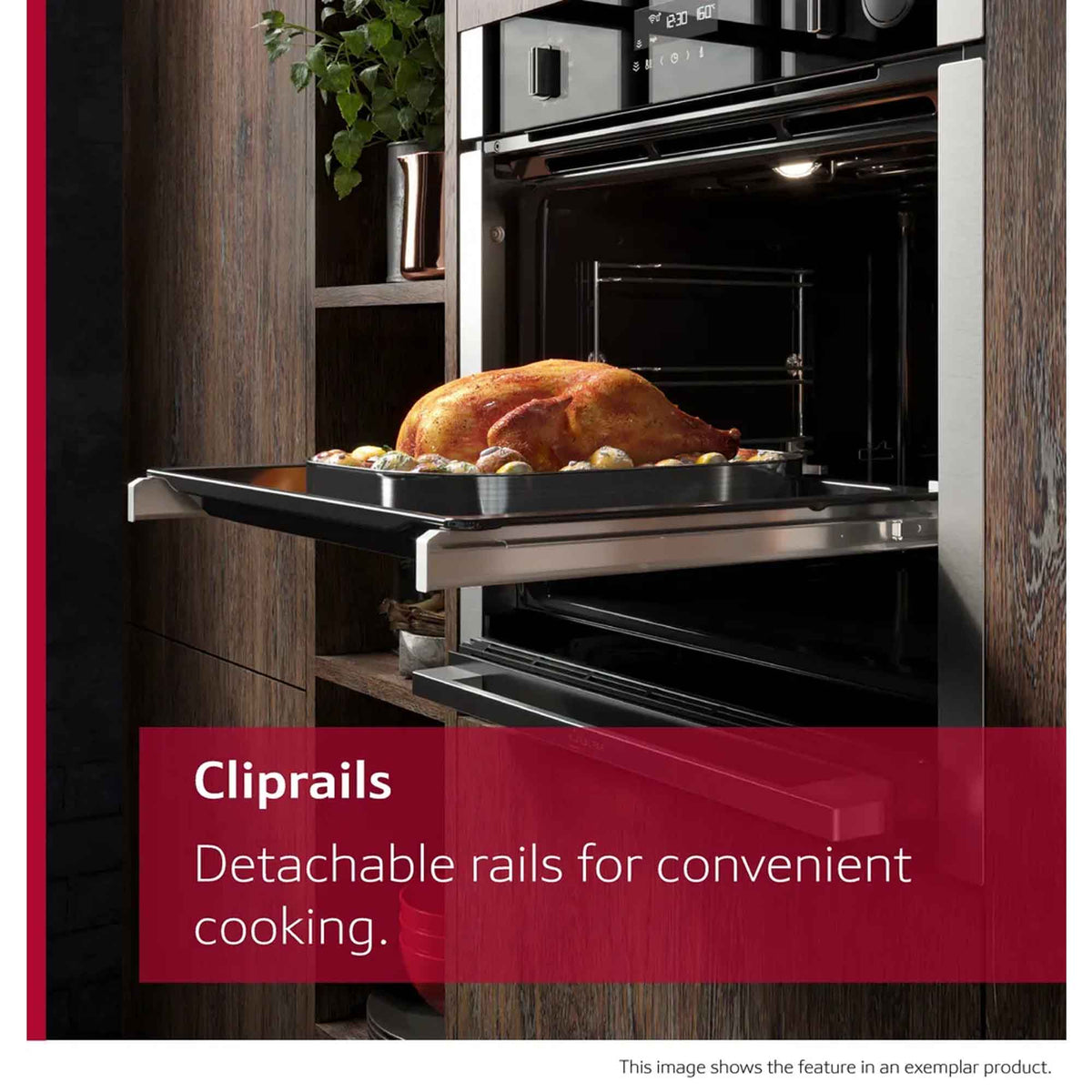 Neff B3ACE4HN0B N50 Slide & Hide Single Oven – Stainless Steel