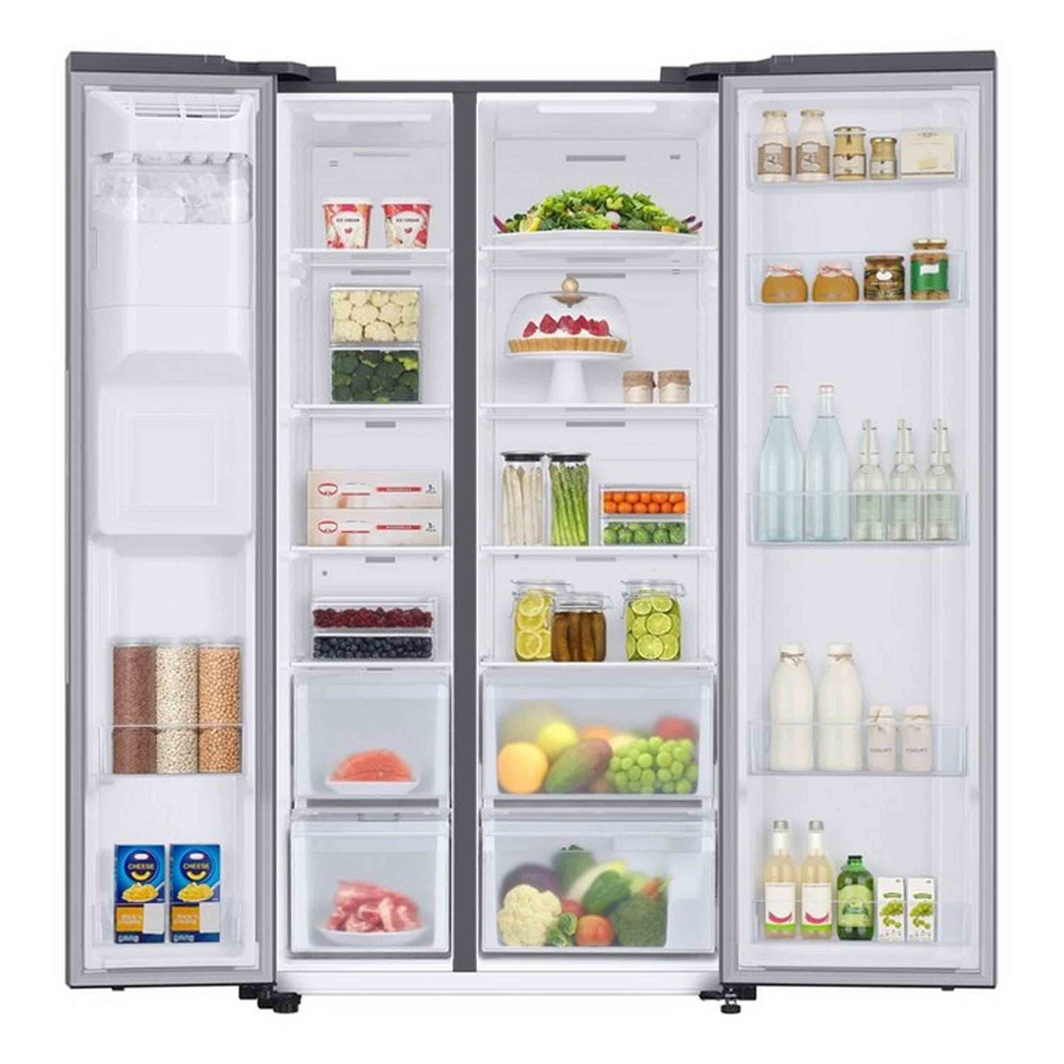 Samsung RS67A8811S9/EU American Fridge Freezer - Matt Stainless