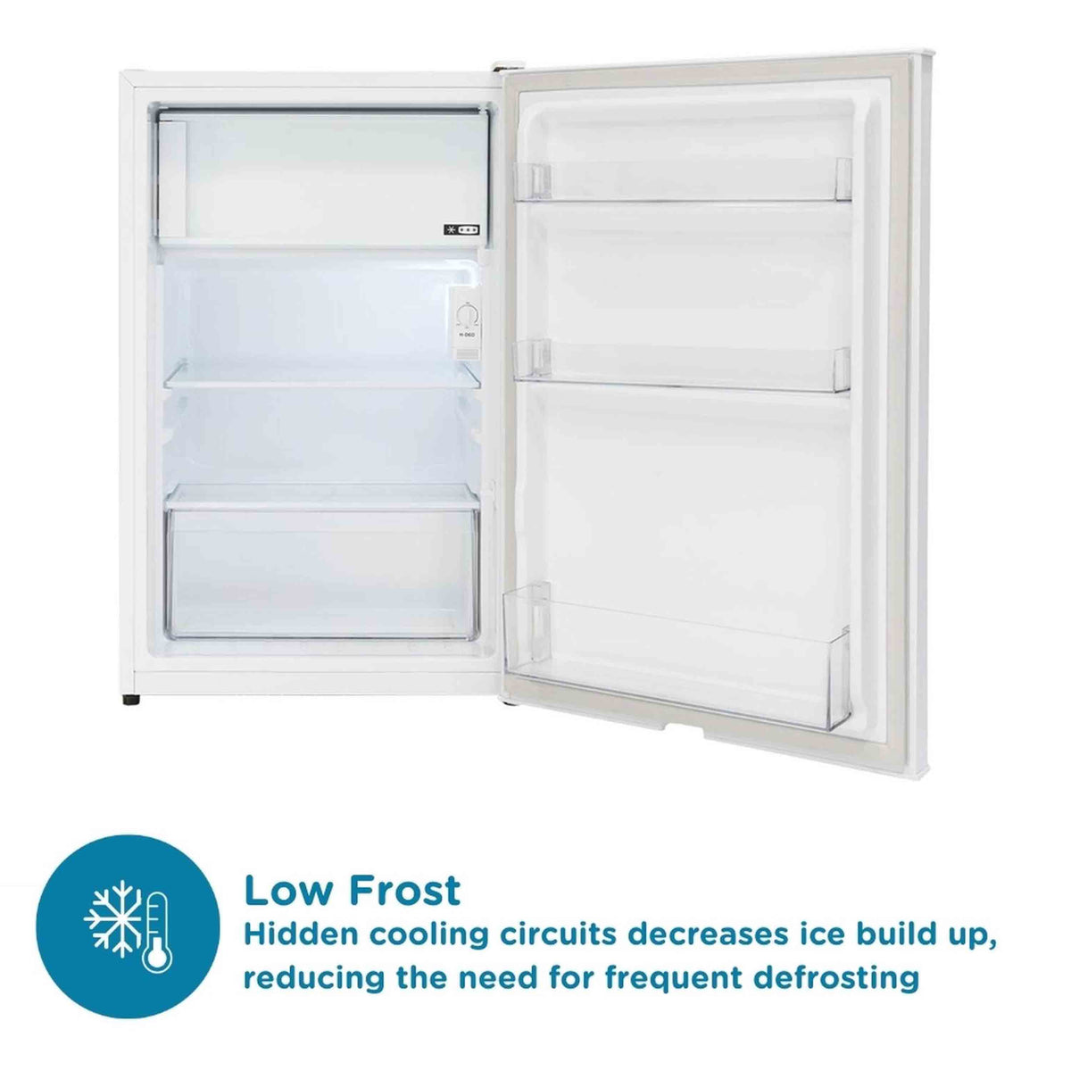 Sensis RFUCF01F54EW 55cm Undercounter Fridge with Ice Box - White