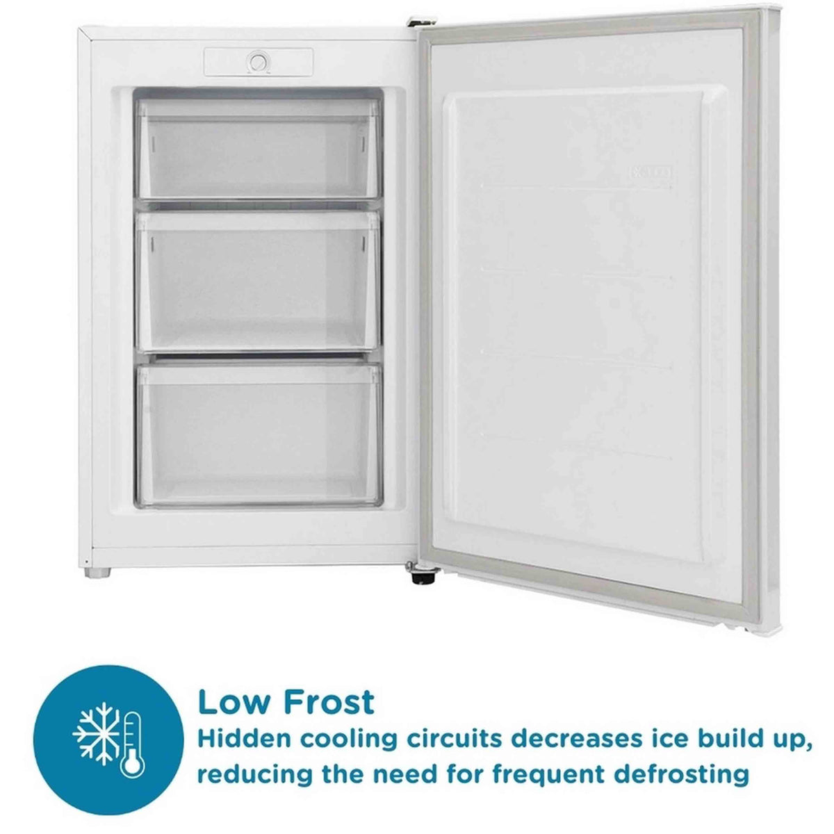 Sensis RFUCF01Z54EW 54.8cm Undercounter Freezer - White