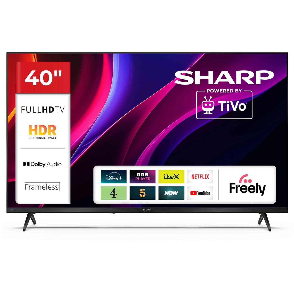 Sharp 2T-C40HE2245KB 40" Full HD LED Smart TV