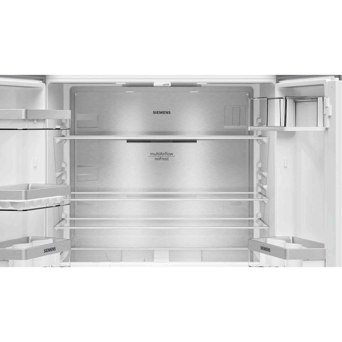 Siemens KF96NAXEAG IQ300 French Door American Fridge Freezer - Black Stainless Steel