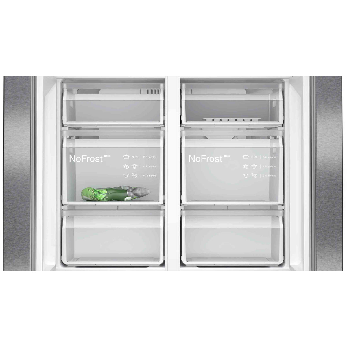 Siemens KF96NAXEAG IQ300 French Door American Fridge Freezer - Black Stainless Steel