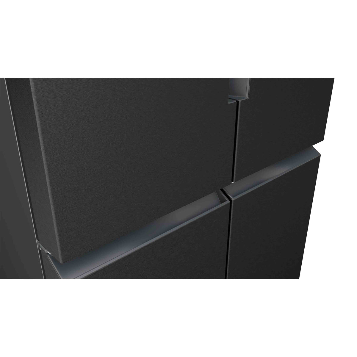 Siemens KF96NAXEAG IQ300 French Door American Fridge Freezer - Black Stainless Steel