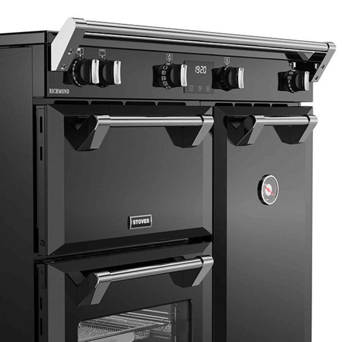 Stoves Richmond RD90EiTCHBLK Induction with Airfry 90cm Range Cooker - Black