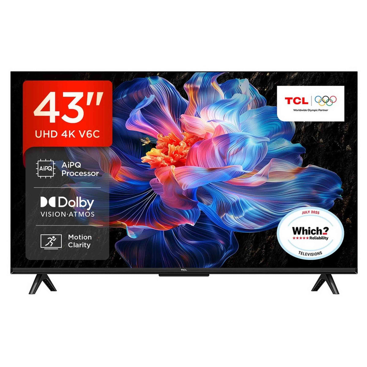 TCL 43V6C 43" 4K Direct LED HDR Google Television