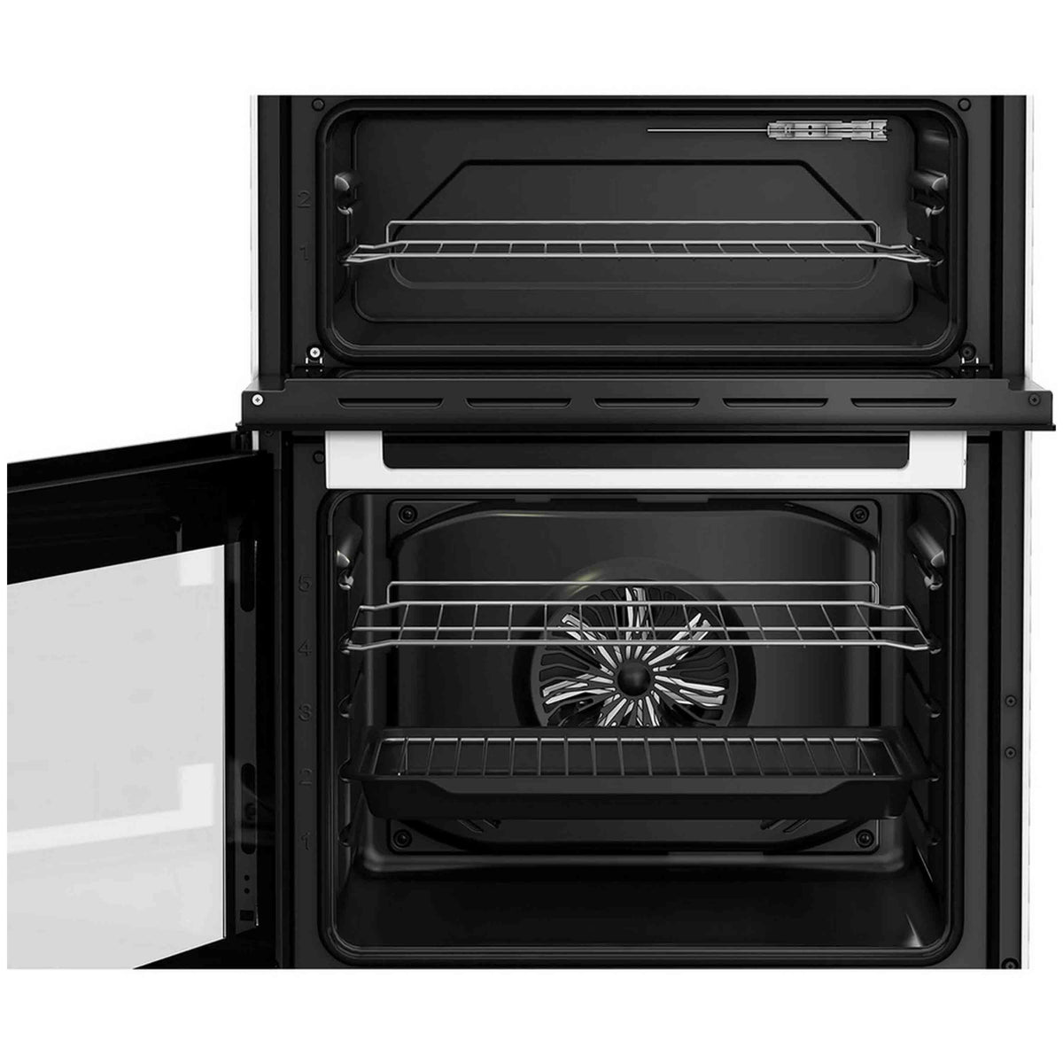 Zenith ZET605W 60cm Electric Cooker with Ceramic Hob – White