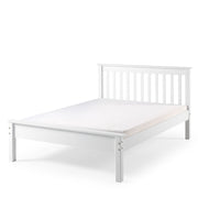 Arizona 4'6" Low End Double Bed - White