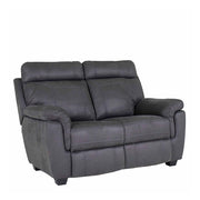 Baxter Leather 2 Seater Fixed Sofa - Azul