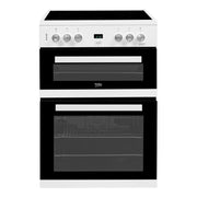 Beko EDC633W Freestanding 60cm Double Oven Electric Cooker - White